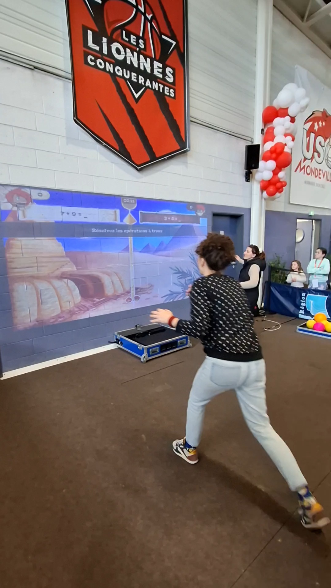 Animation sportive interactive